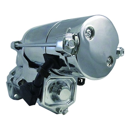 Wai Global Starter, STRND OSGR CHROME, 18kW12 Volt, CW, 18Tooth Pinion, Chrome 17629CN-HT